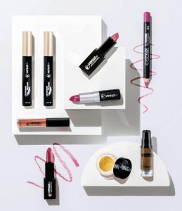 lip gloss and another cosmetics display