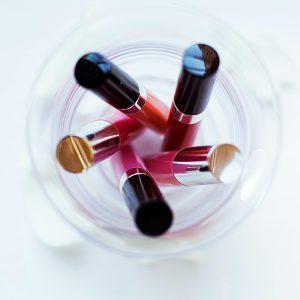 some lipstick