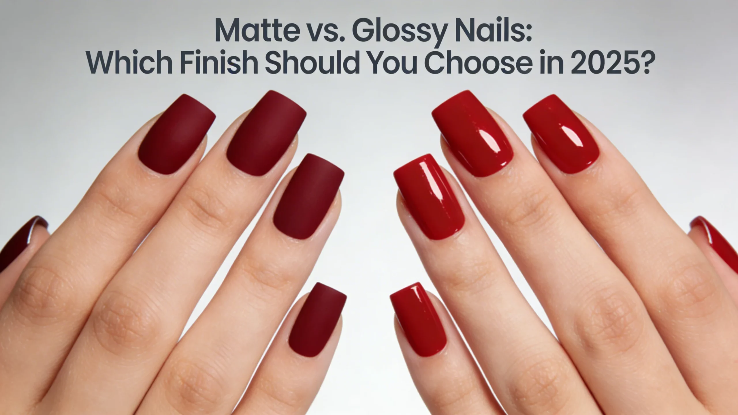 Matte vs. Glossy Nails in 2025 (1)