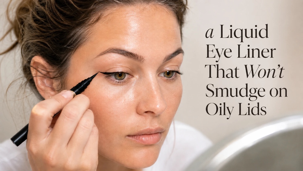 How to Choose a Liquid Eye Liner That Won’t Smudge on Oily Lids