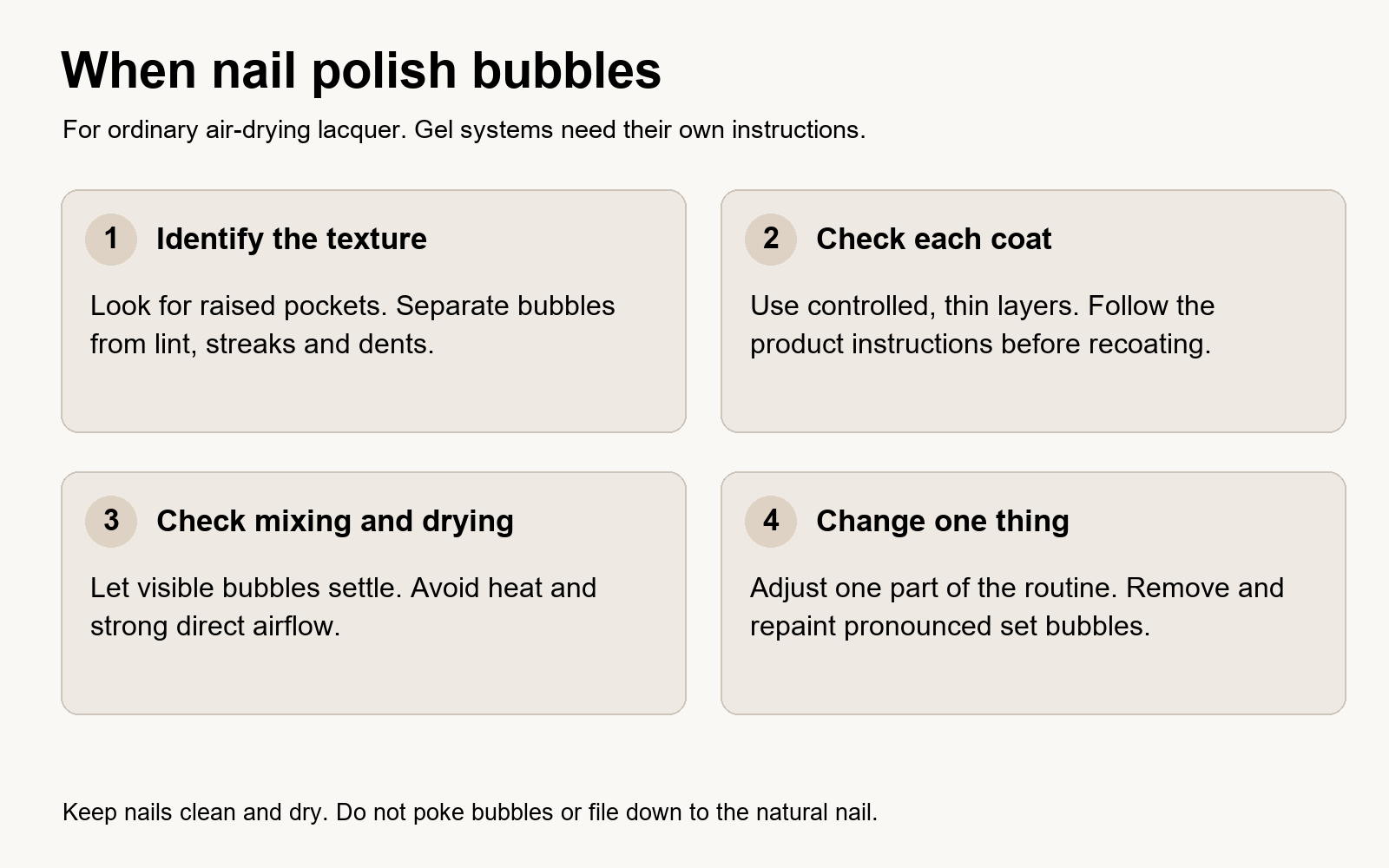 Reduce the Amount Without Scrubbing the Nail